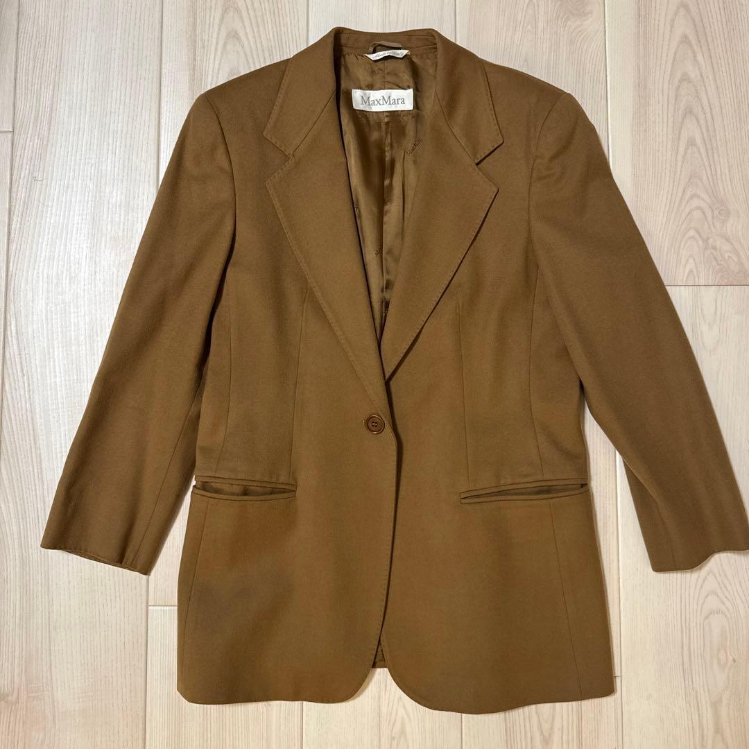 MaxMara 白タグ　テーラードジャケット　マックスマーラ　サイズ38