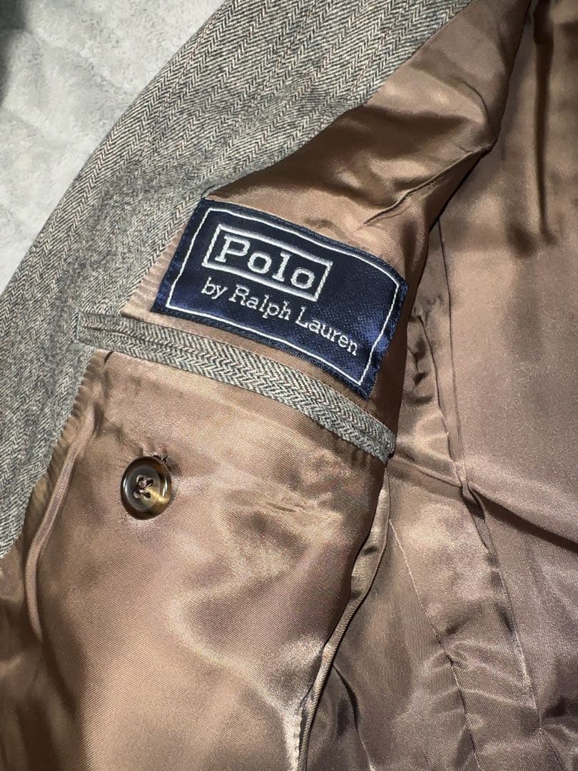 【希少】80s 90s オンワード製 ポロラルフローレン ツイードジャケット