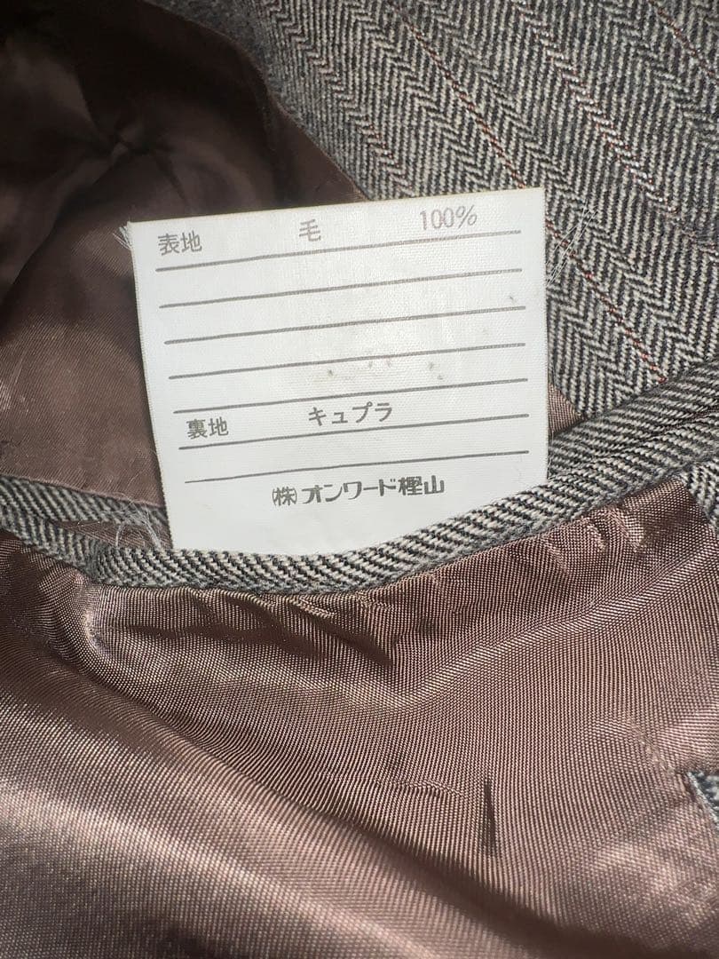 【希少】80s 90s オンワード製 ポロラルフローレン ツイードジャケット