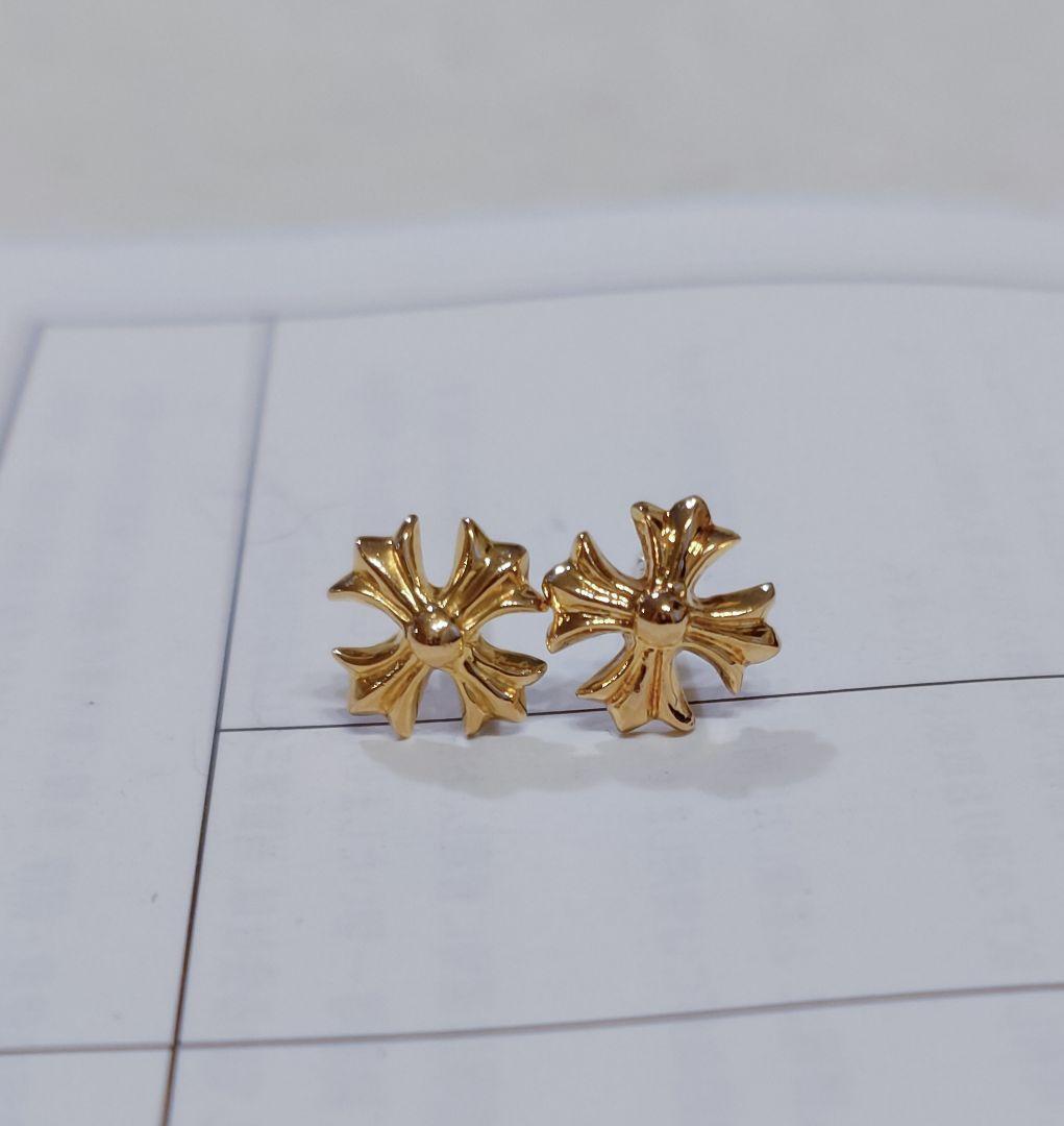 Ki　正規品　新品　クロムハーツ　chプラス　22k ピアス