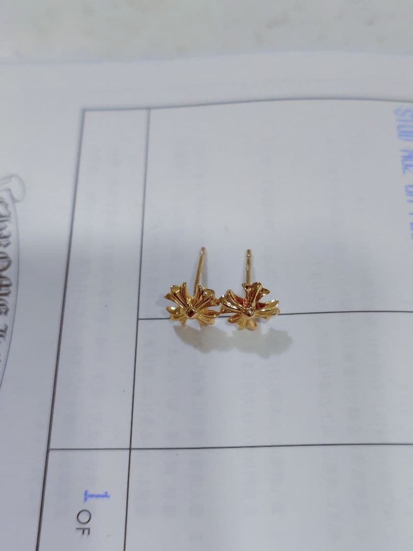 Ki　正規品　新品　クロムハーツ　chプラス　22k ピアス