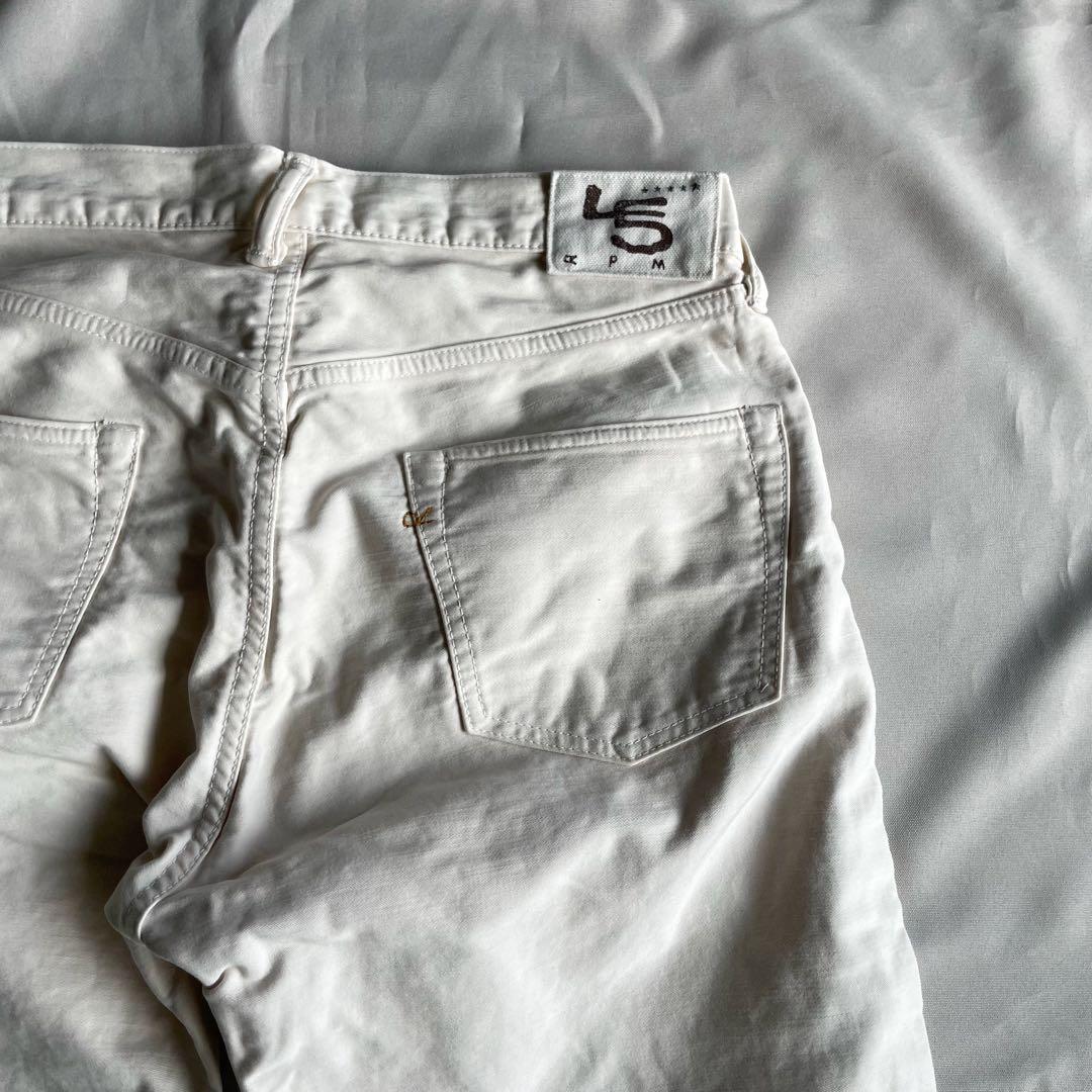 45R もち米サテンのフロントリバーパンツ 日本製