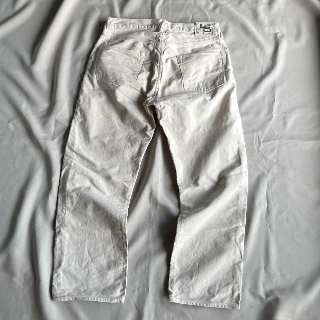 45R もち米サテンのフロントリバーパンツ 日本製