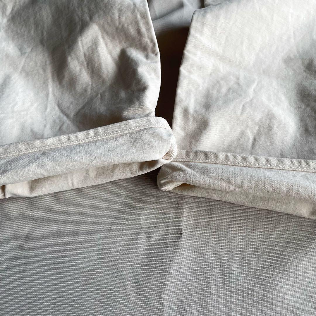 45R もち米サテンのフロントリバーパンツ 日本製