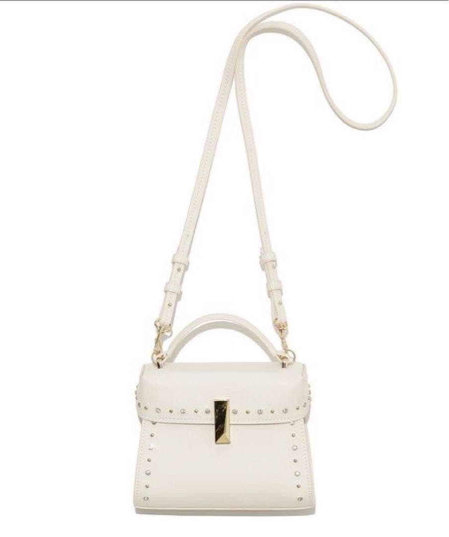 CELFORD 【リュタン】ビジュースタッズポシェット アイボリー F