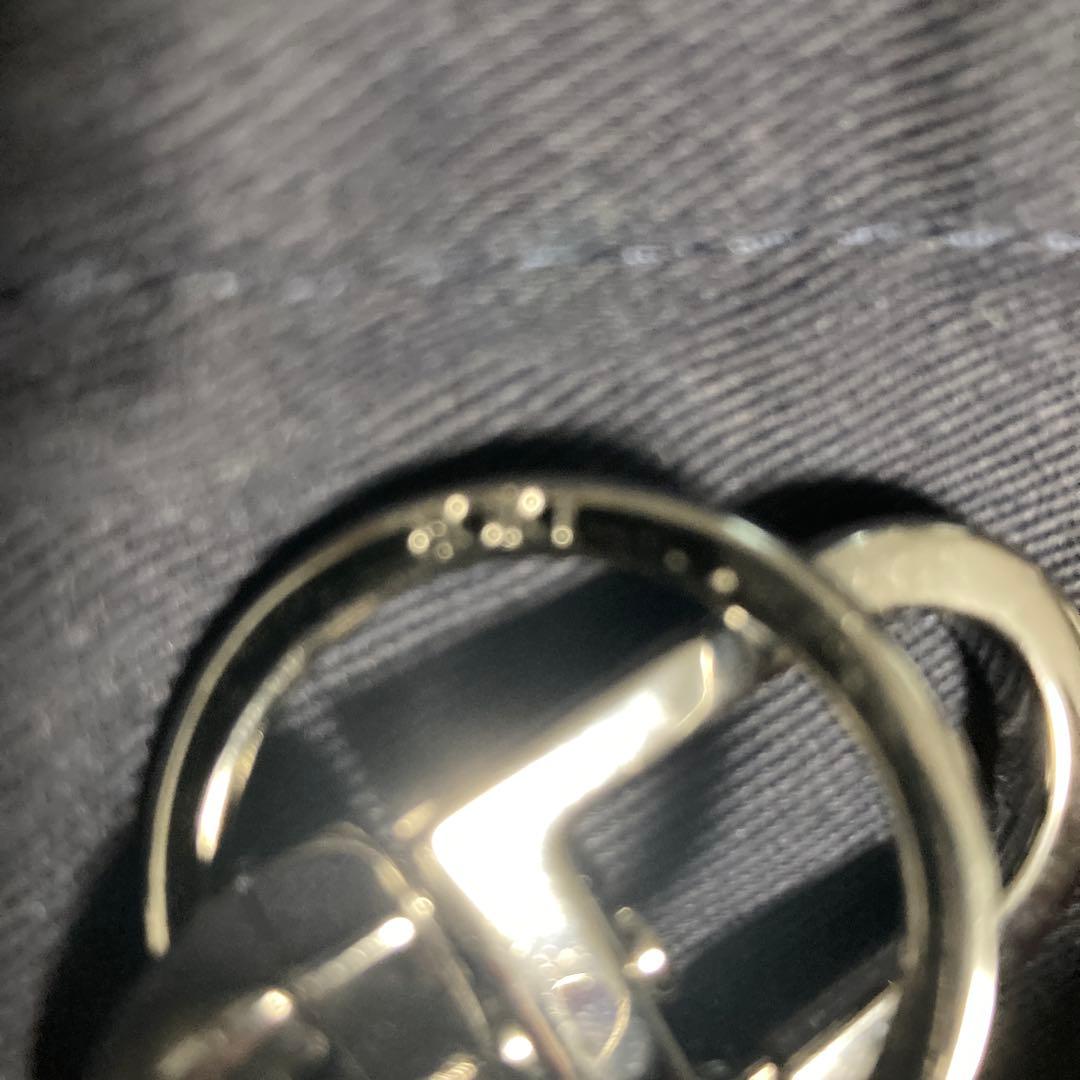 Dior ダイヤモンド型キーホルダー