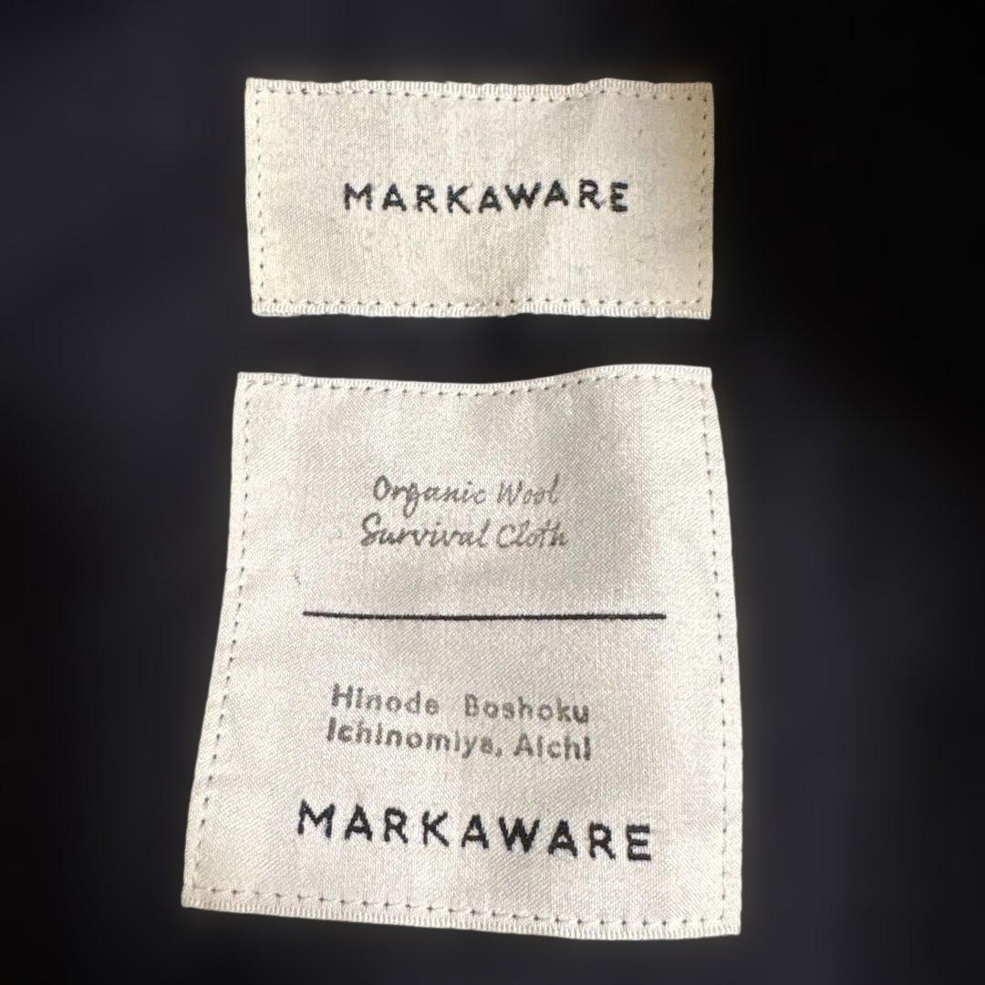 MARKAWARE マーカウェア　オーガニックウールトラウザー ブラウン 2