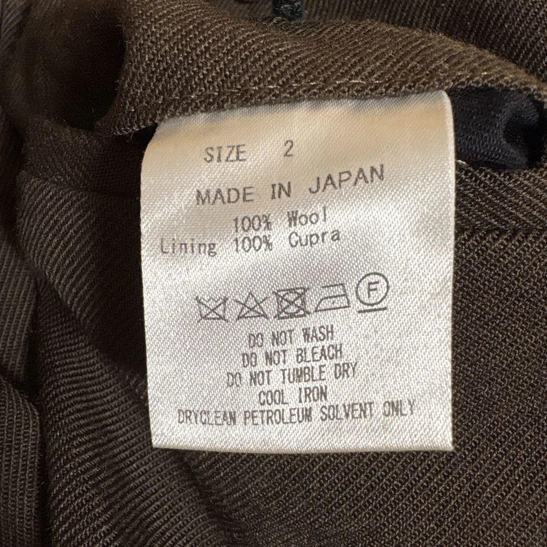 MARKAWARE マーカウェア　オーガニックウールトラウザー ブラウン 2