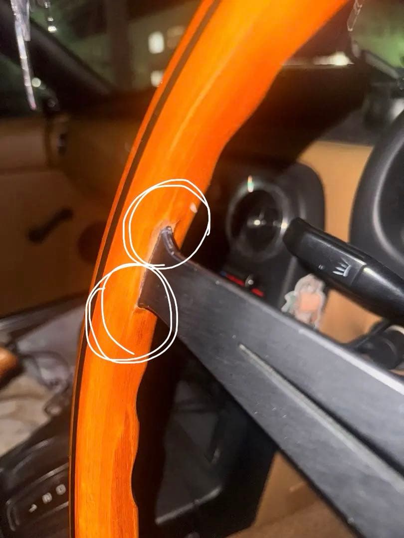 NA6CE Vスペ純正 ナルディ、ホーンボタン