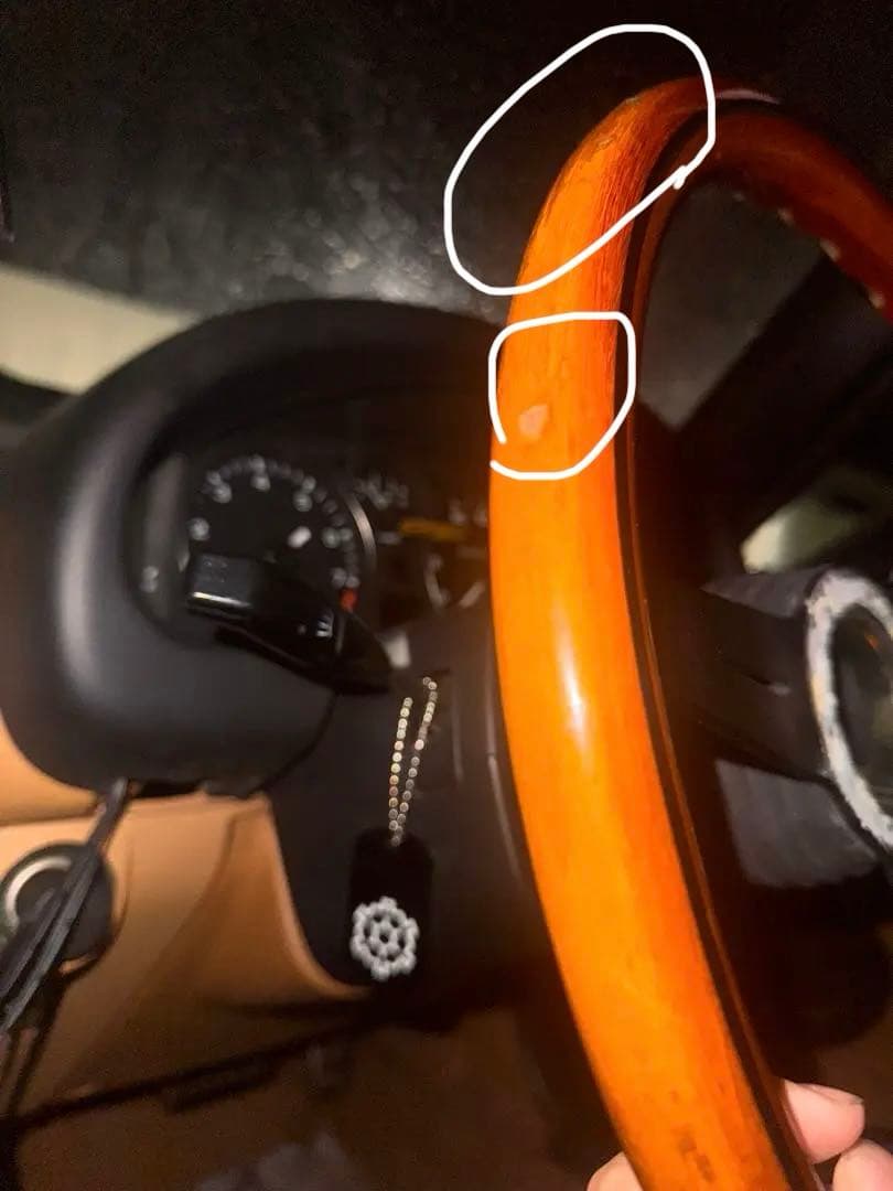 NA6CE Vスペ純正 ナルディ、ホーンボタン