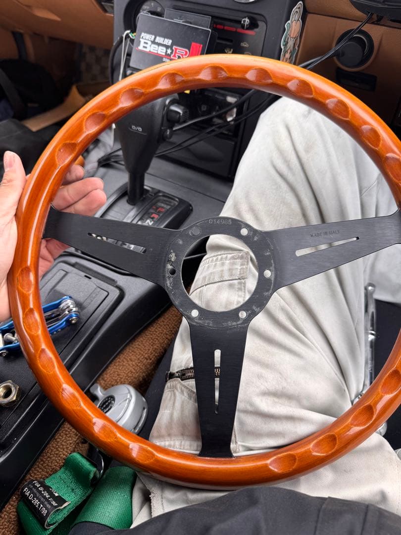 NA6CE Vスペ純正 ナルディ、ホーンボタン