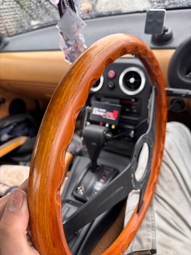 NA6CE Vスペ純正 ナルディ、ホーンボタン