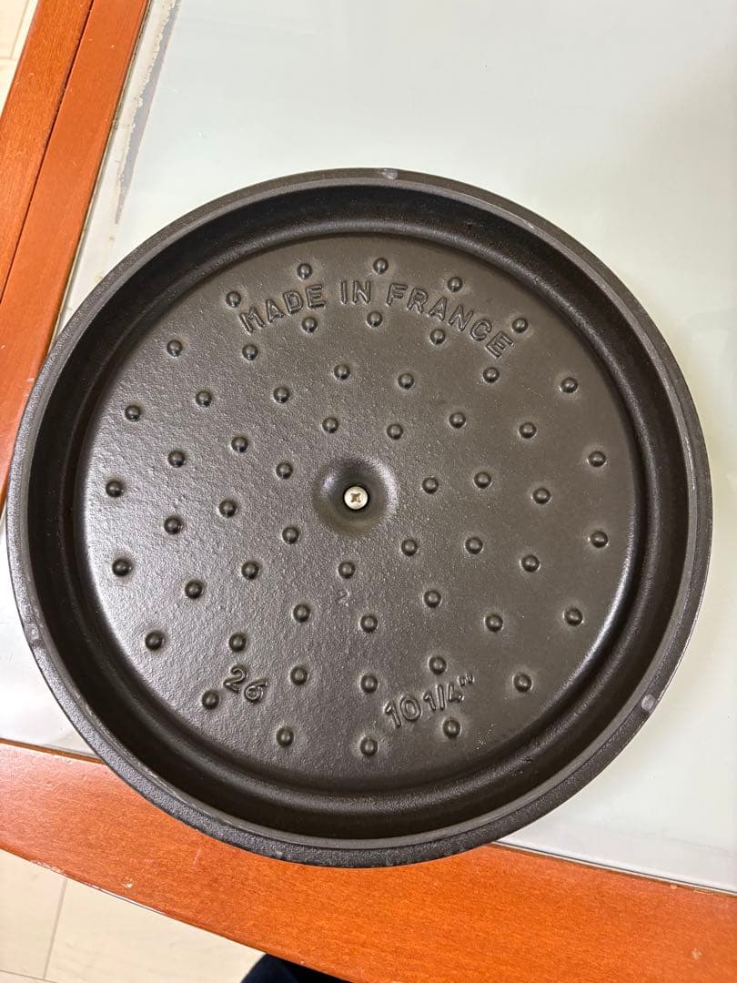 staub ストウブ 「 ピコ ココット ラウンド ブラック 26cm