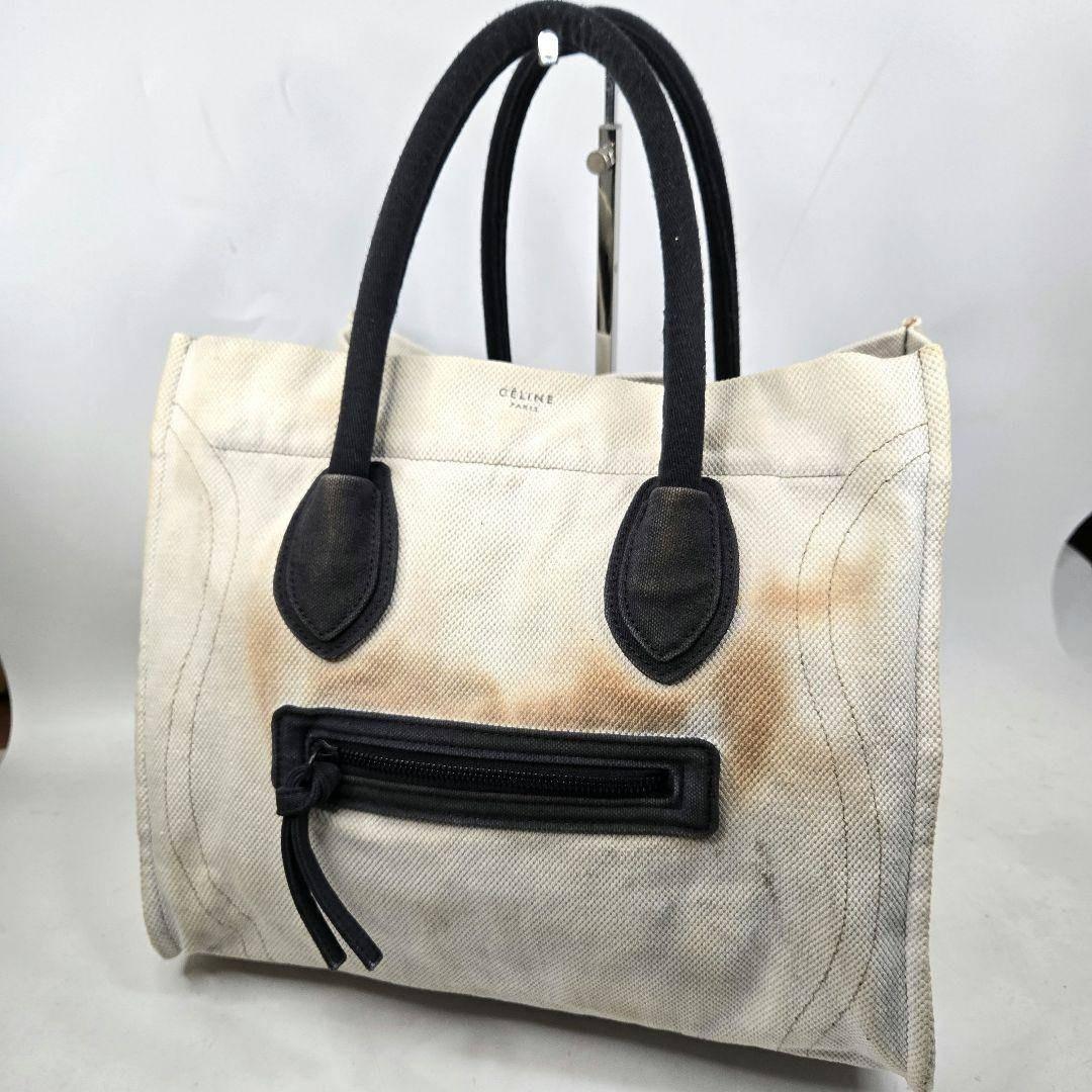 CELINE ラゲージ デニム素材 ハンドバッグ 肩掛け可能