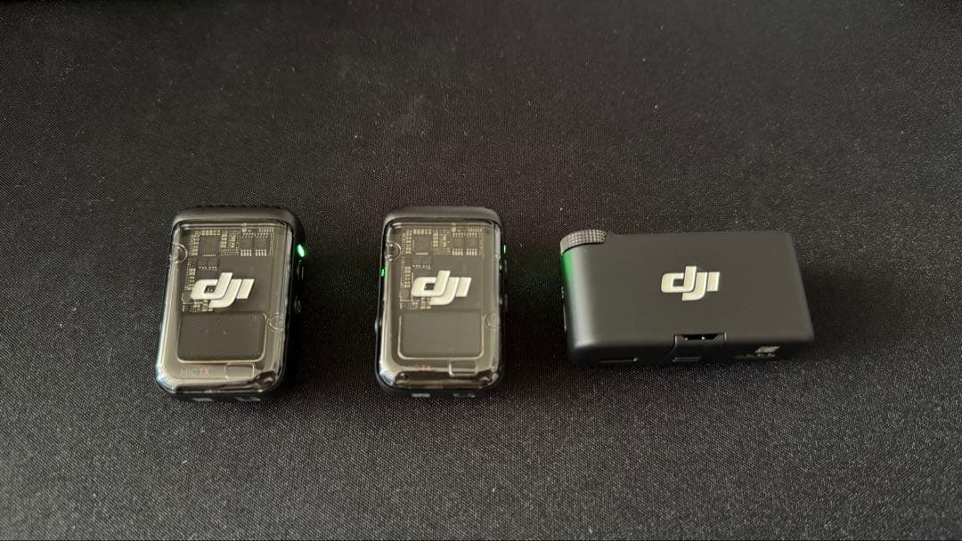 DJI Mic 2（トランスミッター×2 + レシーバー×1 + 充電ケース）
