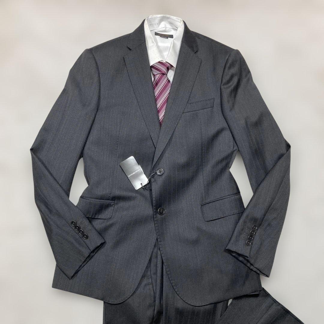 新品未使用タグ付 エンポリオアルマーニ スーツ セットアップ グレー XL相当