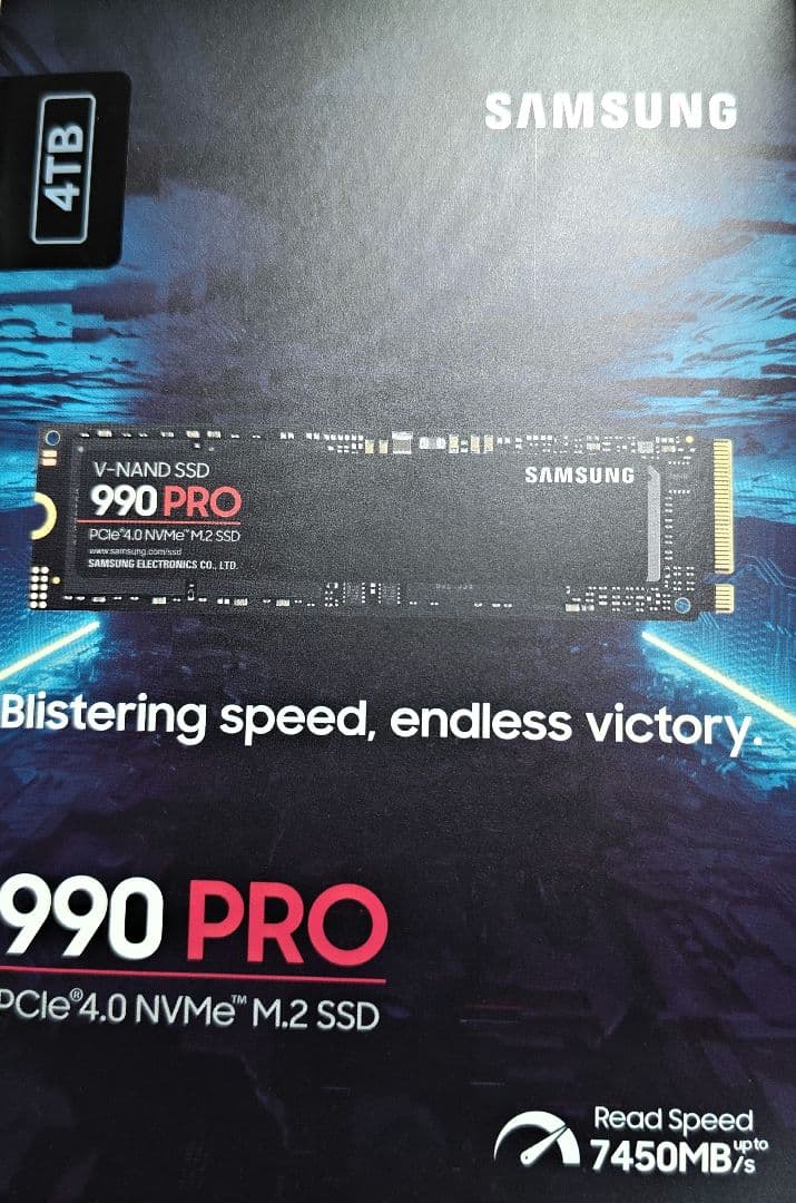 内蔵型SSD Samsung 990 PRO 4TB M.2 SSD