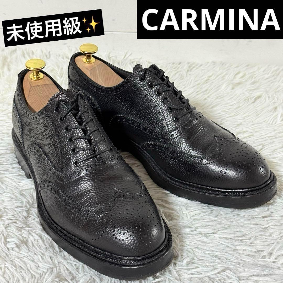 極美品✨カルミナ　ドレスシューズ　ウィングチップ　内羽根　グレインレザー　7