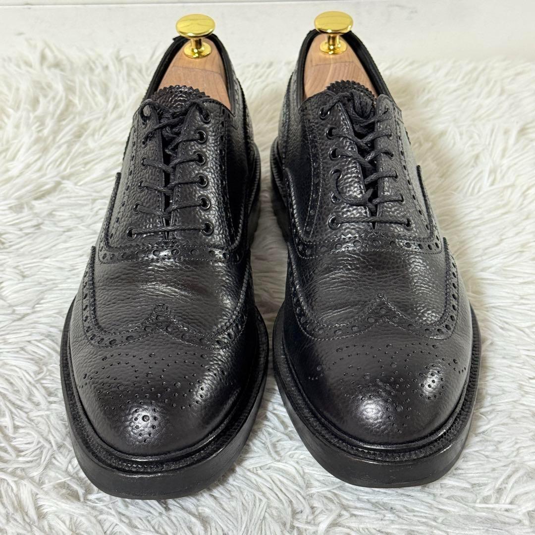 極美品✨カルミナ　ドレスシューズ　ウィングチップ　内羽根　グレインレザー　7