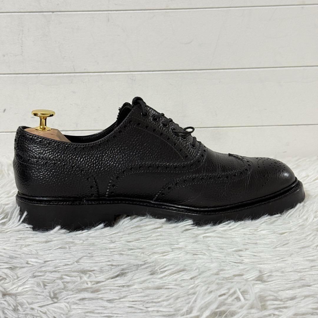 極美品✨カルミナ　ドレスシューズ　ウィングチップ　内羽根　グレインレザー　7