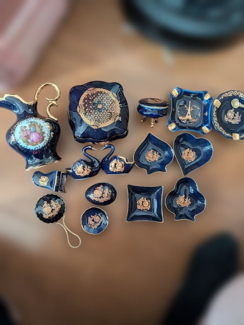 リモージュ　陶器製アンティークコレクション