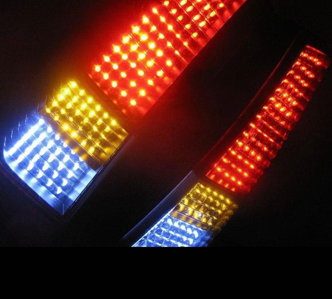 ワゴンR　MH23S 純正加工　フルLEDテール　ブラックインナー塗装