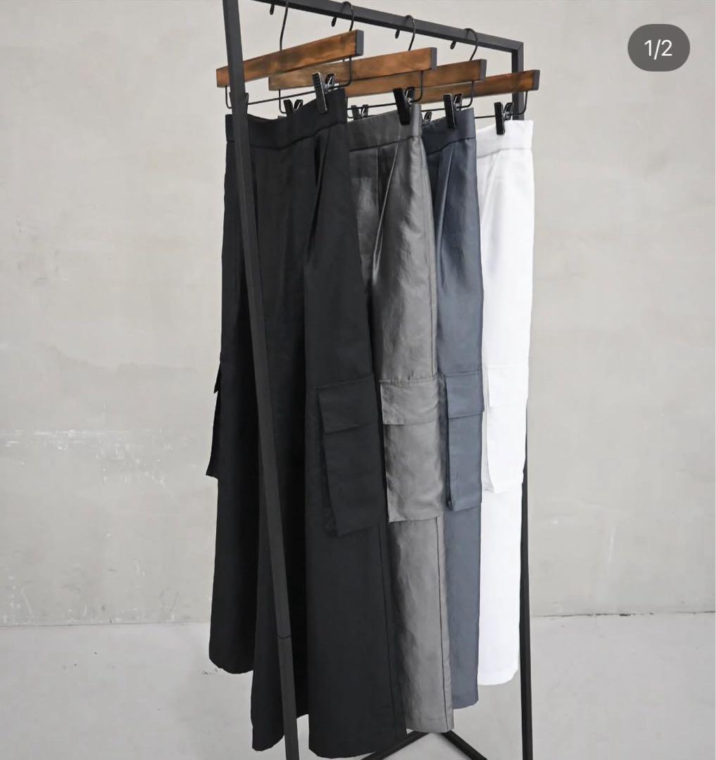 Lig. wide cargo pants✴︎美品✴︎ブラック