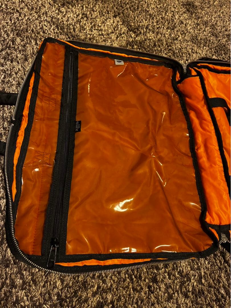 【美品】PORTERタンカー オーバーナイト ブリーフケース2way2層大容量