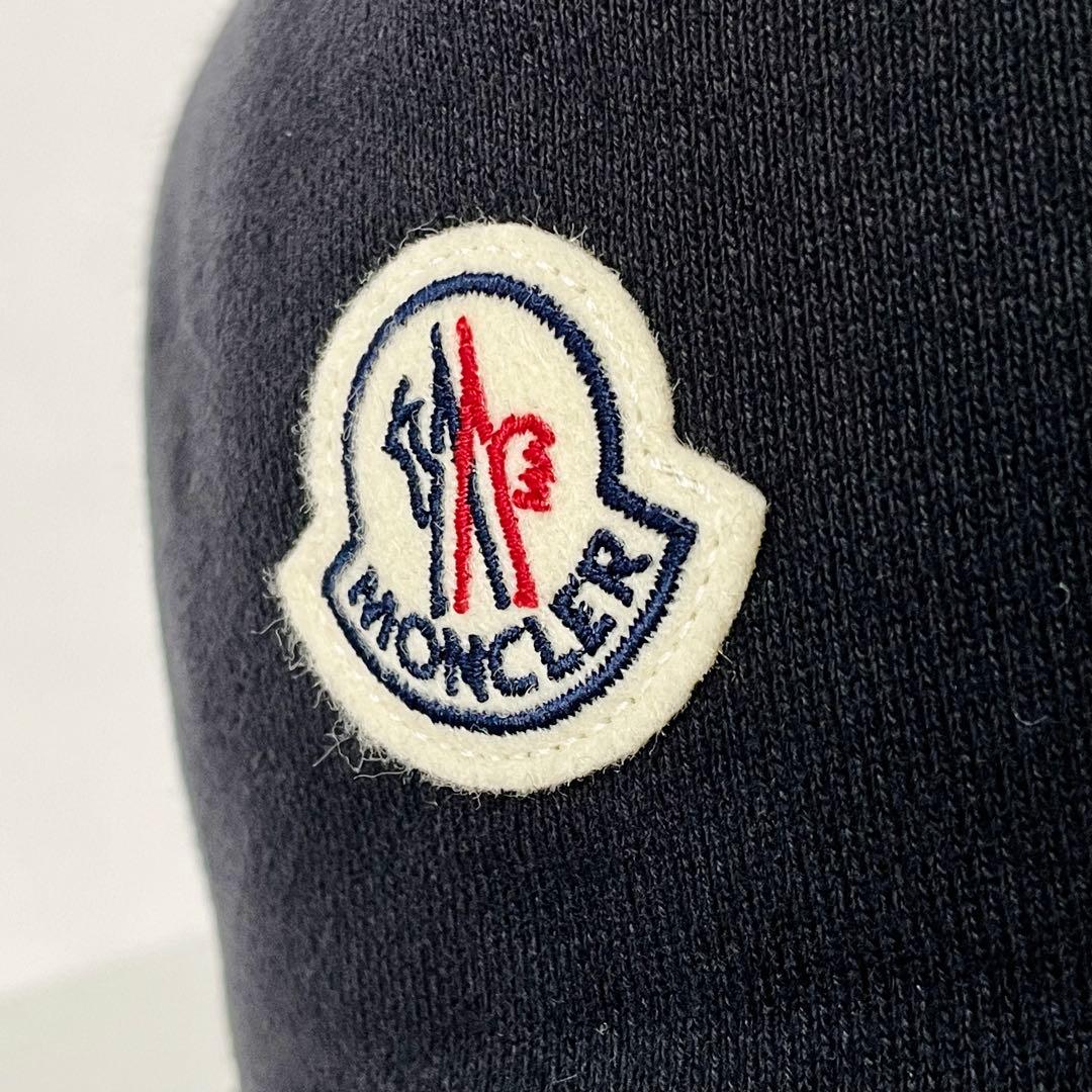 【最終！残1】MONCLER モンクレール キャップ ダークネイビー 黒