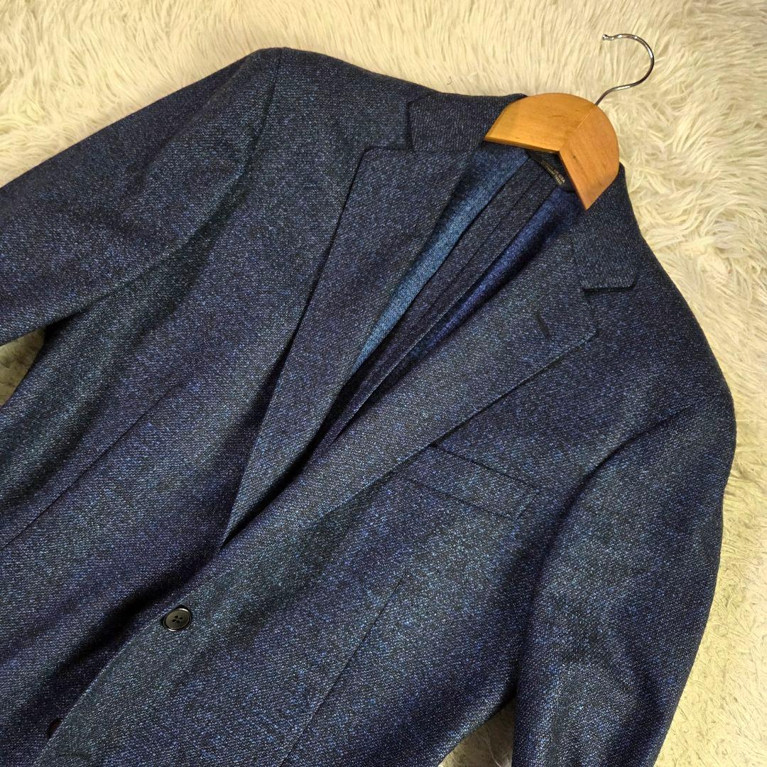 現行 極美品 ブルックスブラザーズ×デルフィノ ウール メランジ ネイビー 54