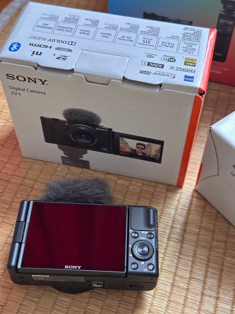 VLOGカメラ シューティンググリップキット VLOGCAMブラック ZV-1G