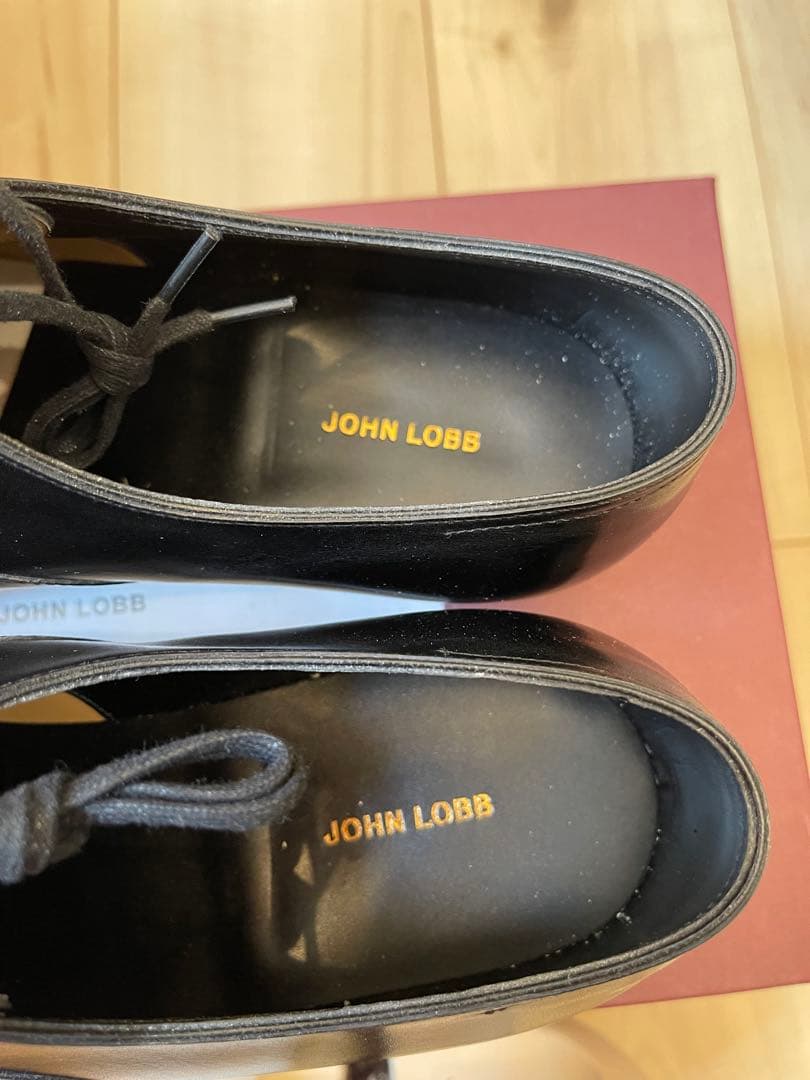 英国製新品JOHN LOBBジョンロブ フィリップ2黒色最高級ライン UK8.5