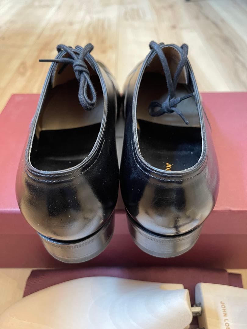 英国製新品JOHN LOBBジョンロブ フィリップ2黒色最高級ライン UK8.5