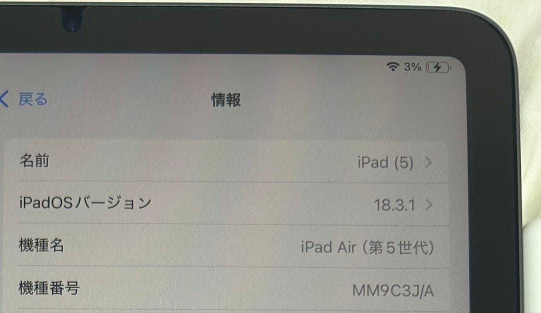 【今日がチャンス】【中古】iPad Air 第五世代　アップルペンシル付