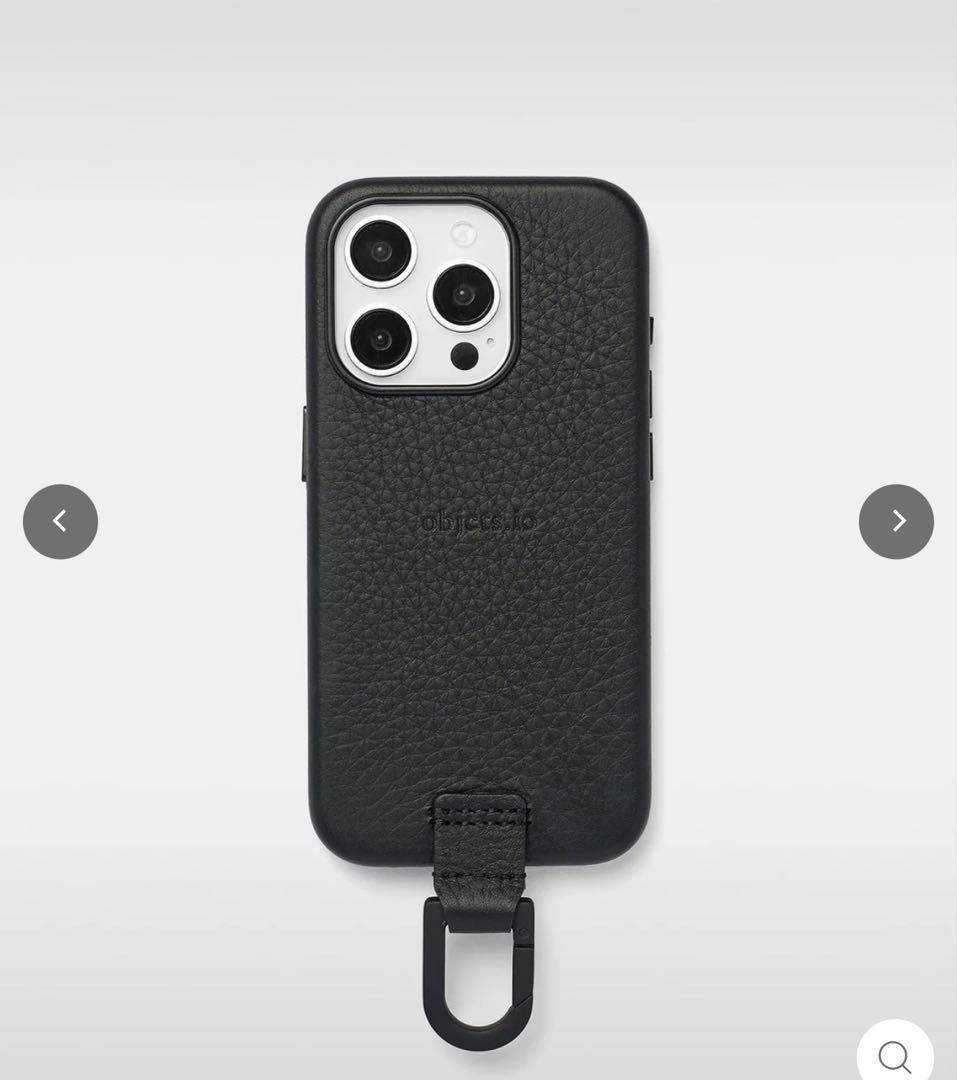 【ほぼ新品/付属品完備】objects.io iPhone Air レザーケース