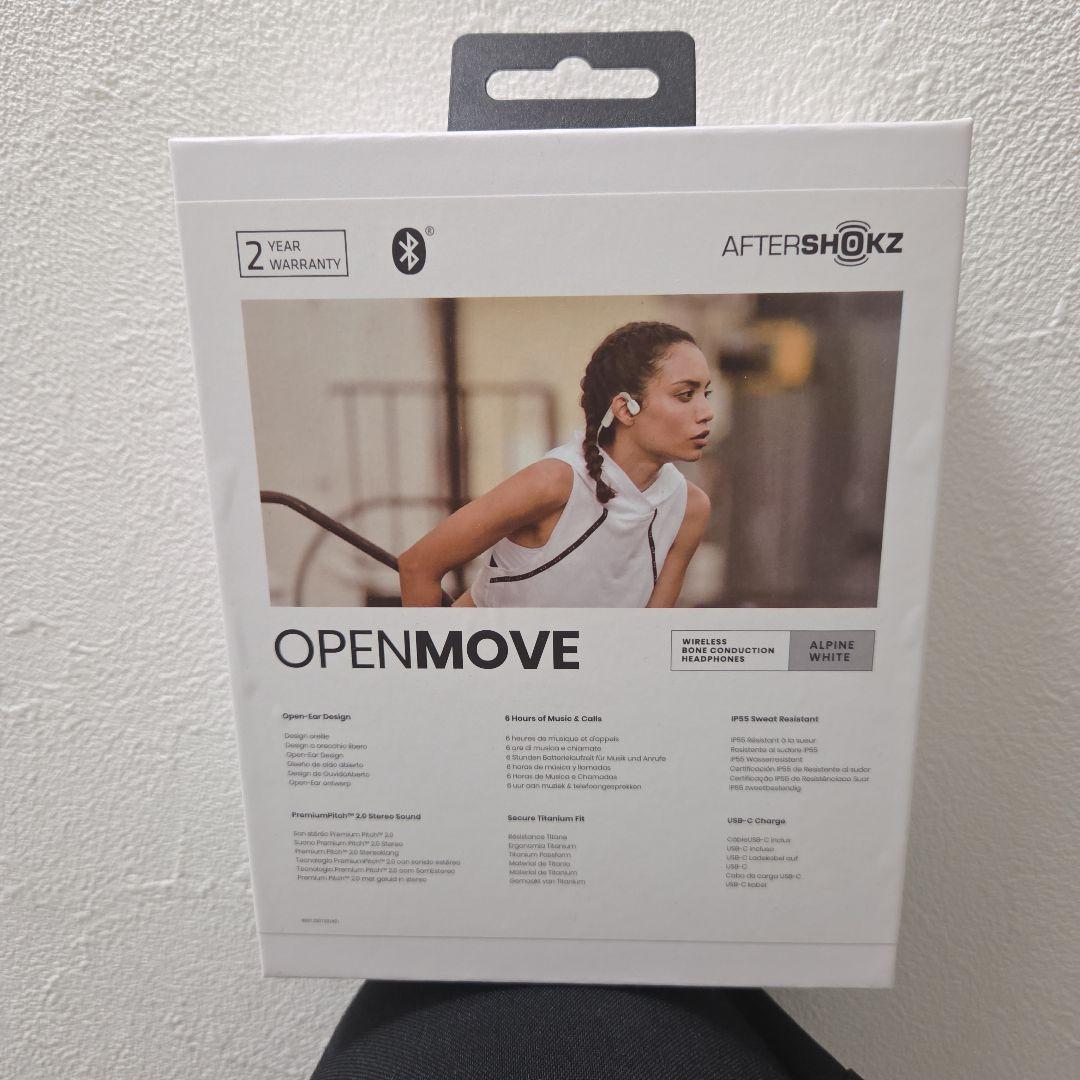 AFTER SHOKS★OPEN MOVE 骨伝導イヤホン 新品未使用