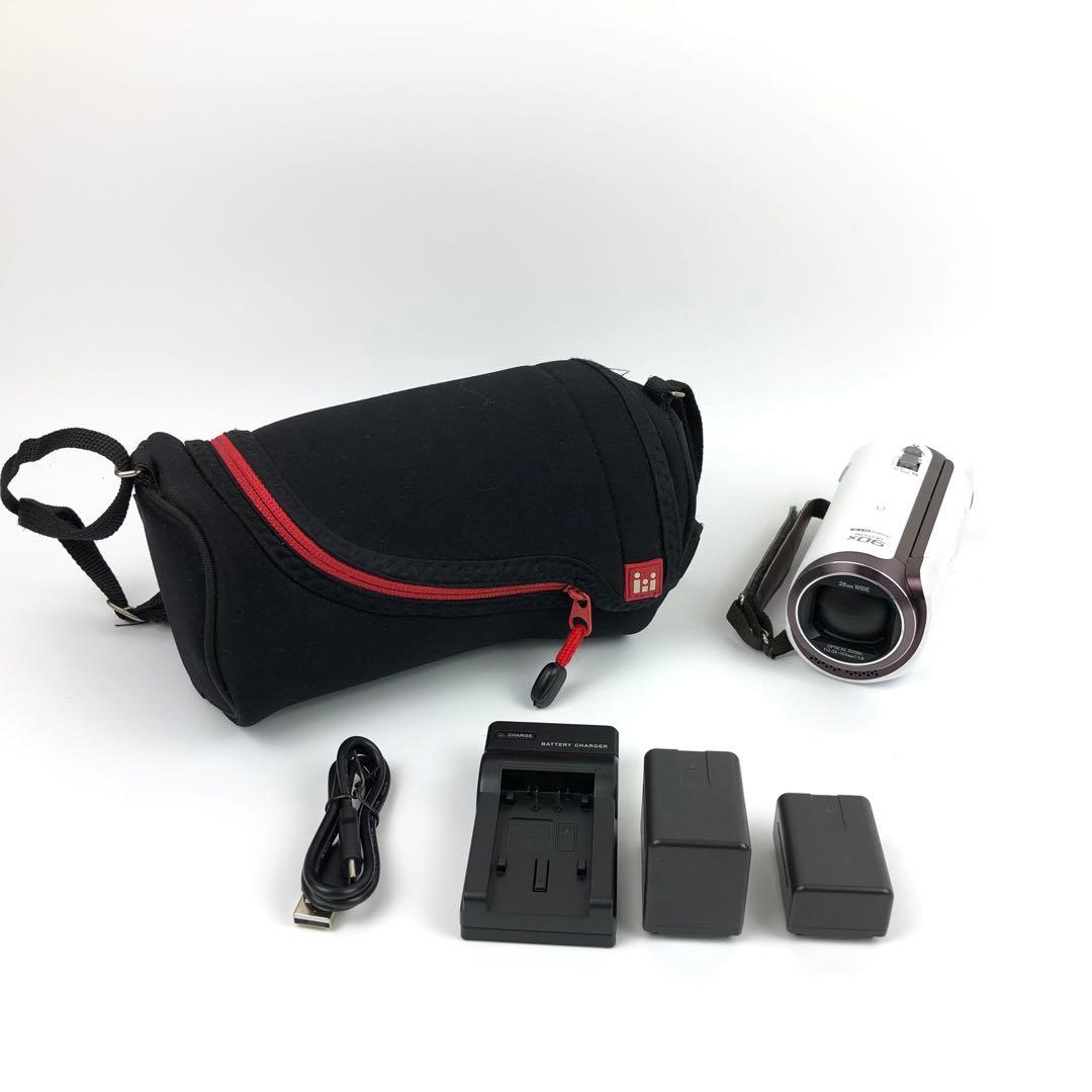 【極美品】Panasonic HC-W570M-W ホワイト ビデオカメラ