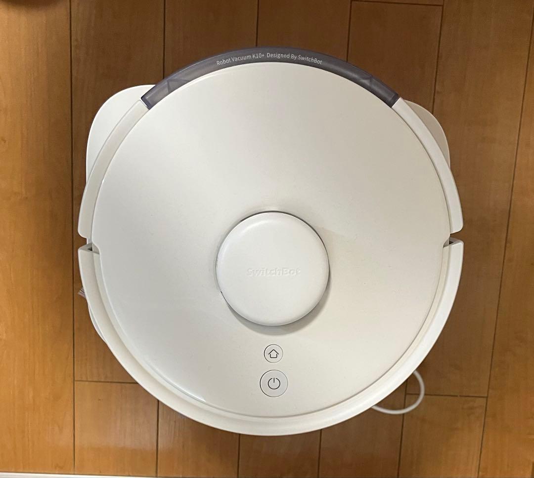 SwitchBot K10+ ロボット掃除機 W3011020 ホワイト