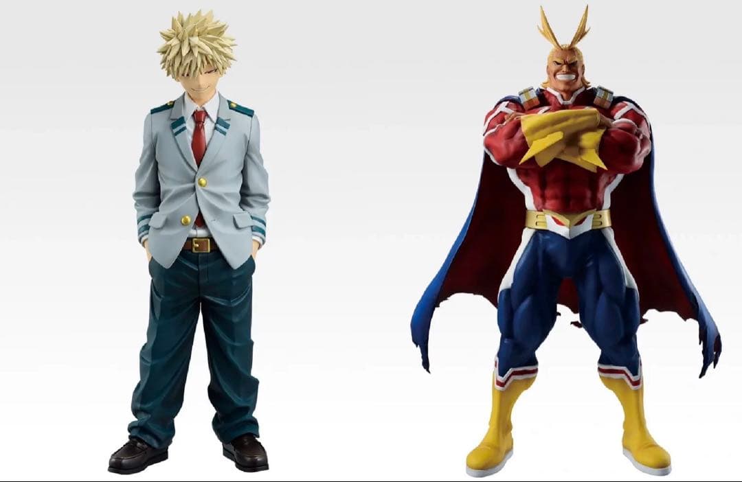 ヒロアカ 一番くじ 爆豪 オールマイト フィギュア2体セット