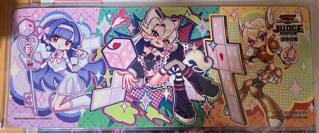 遊戯王ラッシュ ダイスマイトガール 韓国Judge プレイマット