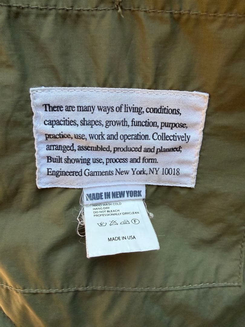 エンジニアドガーメンツ フィールドジャケット