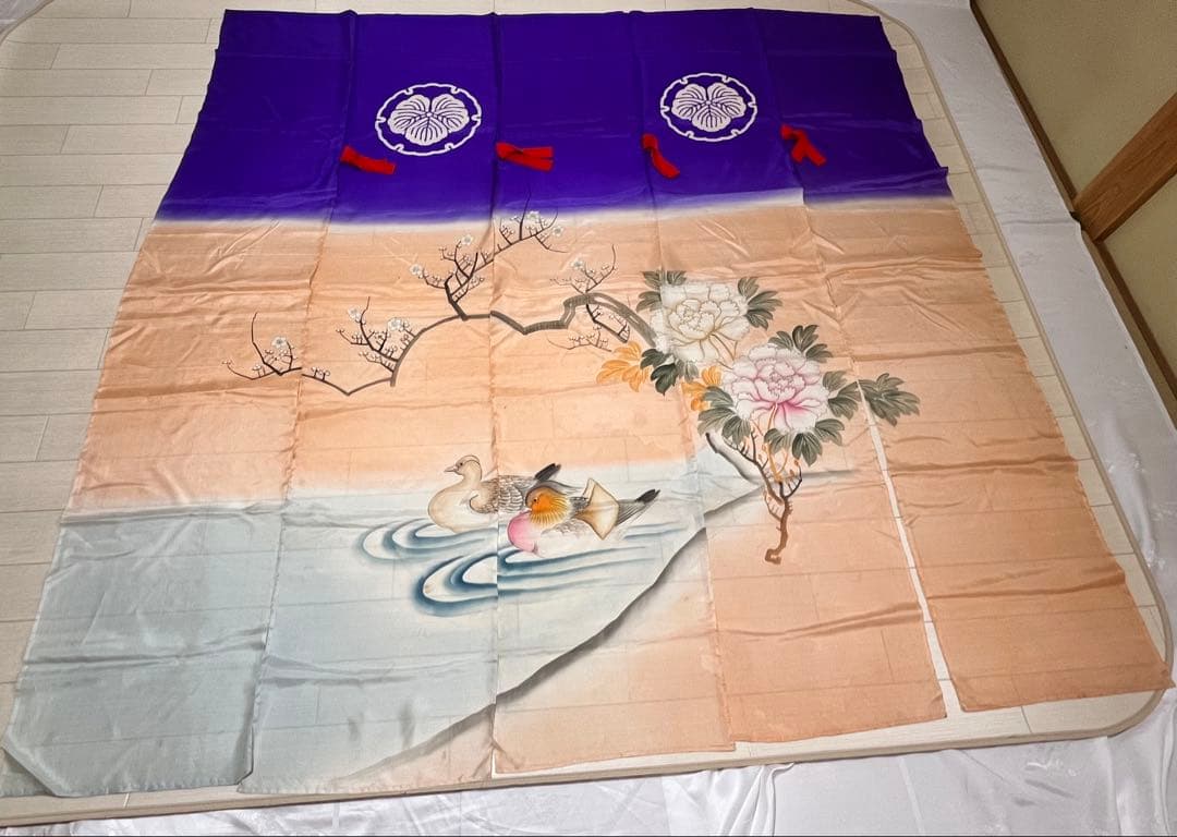 加賀のれん　おしどり　桜　牡丹　花嫁のれん　郷土