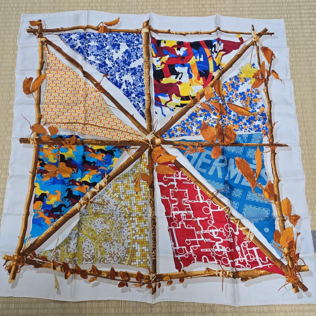 HERMES 86センチ×86センチ ストール