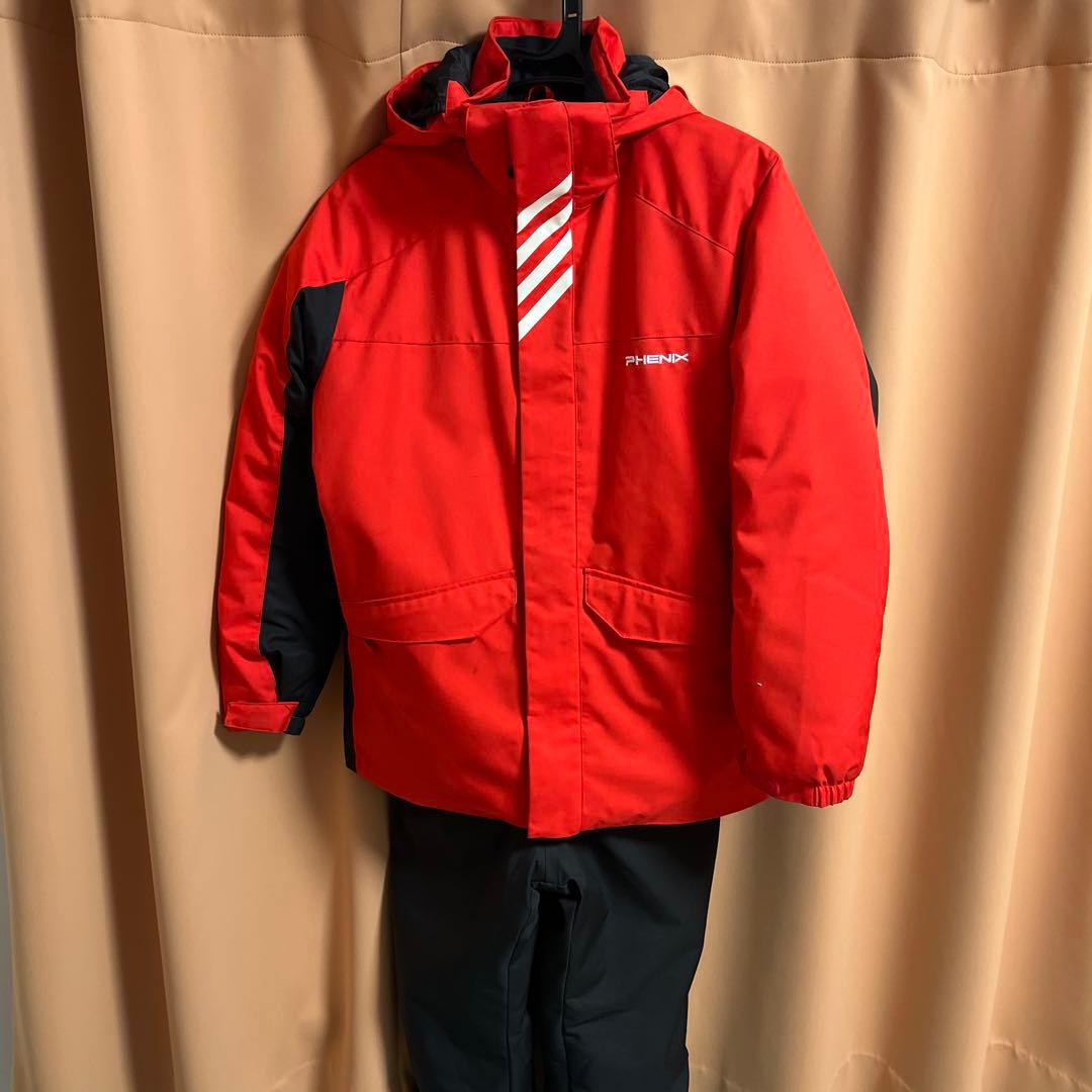 PHENIX 子ども用スキーウェア 赤　160