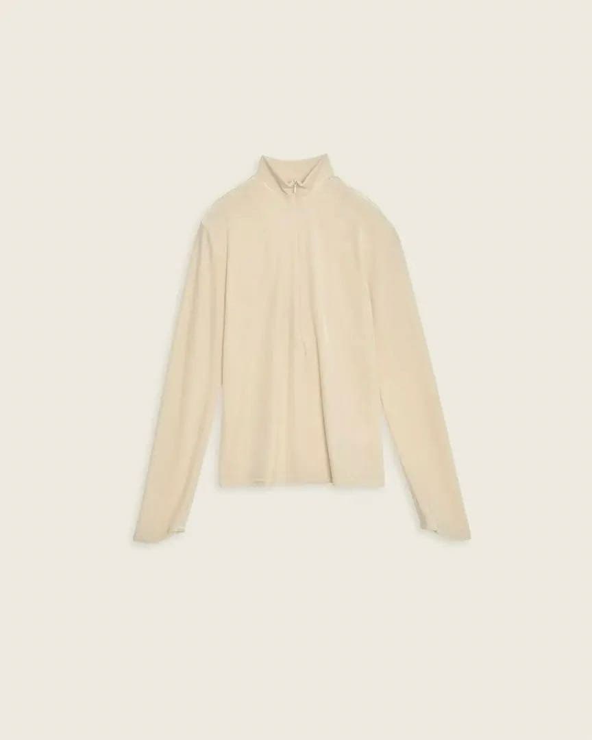 トップス ENOF velour jersey zip tops