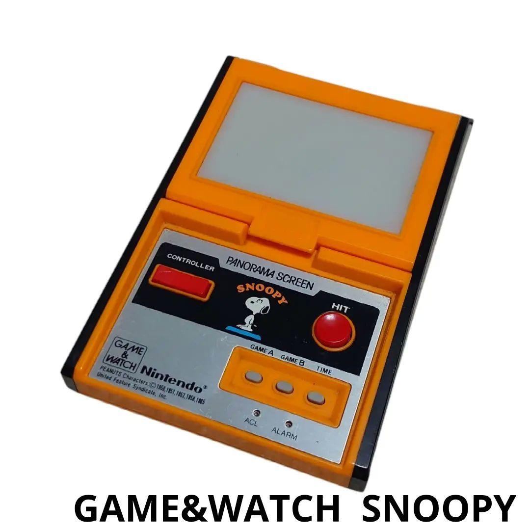 【動作品】任天堂 GAME&WATCH SNOOPY ゲームウォッチ スヌーピー