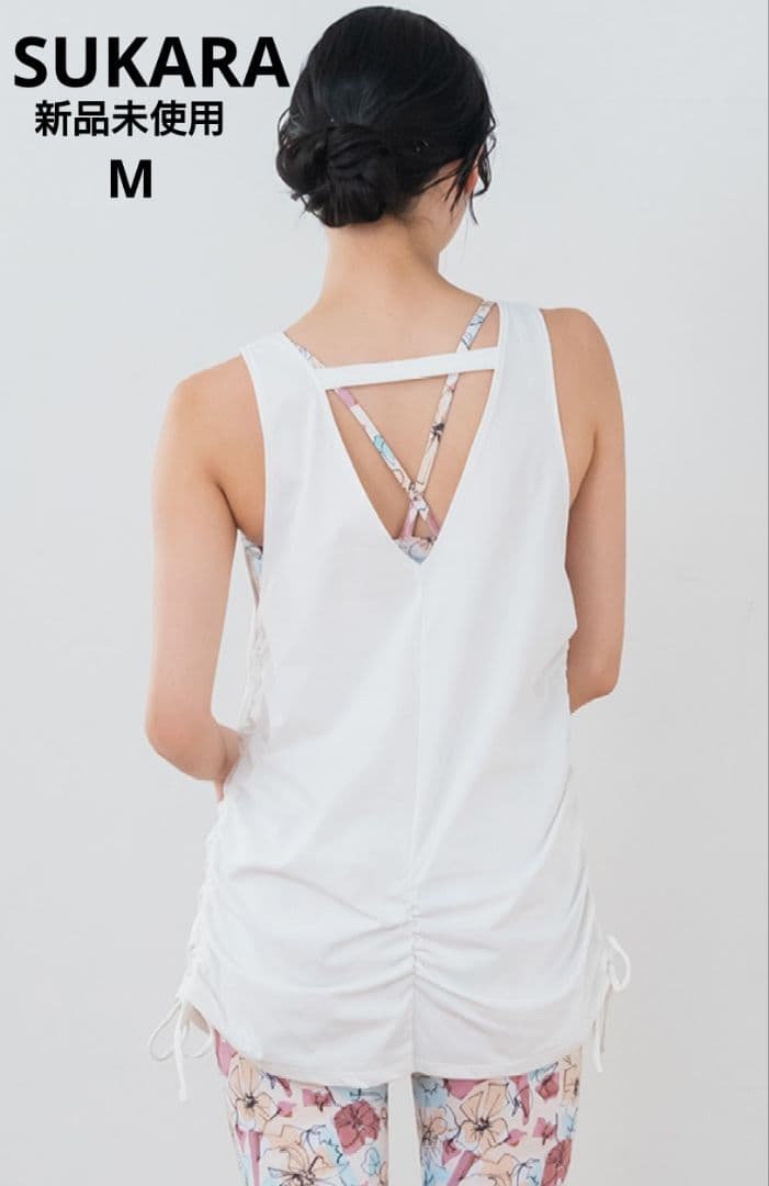 新品未使用　SUKALA　フラワーセパレートタンクトップ　ヨガ　ウェア M