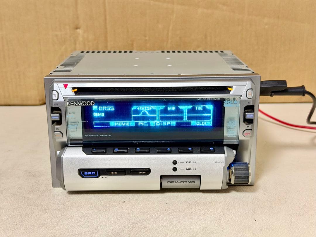 KENWOOD DPX-07MD カーオーディオデッキ ))