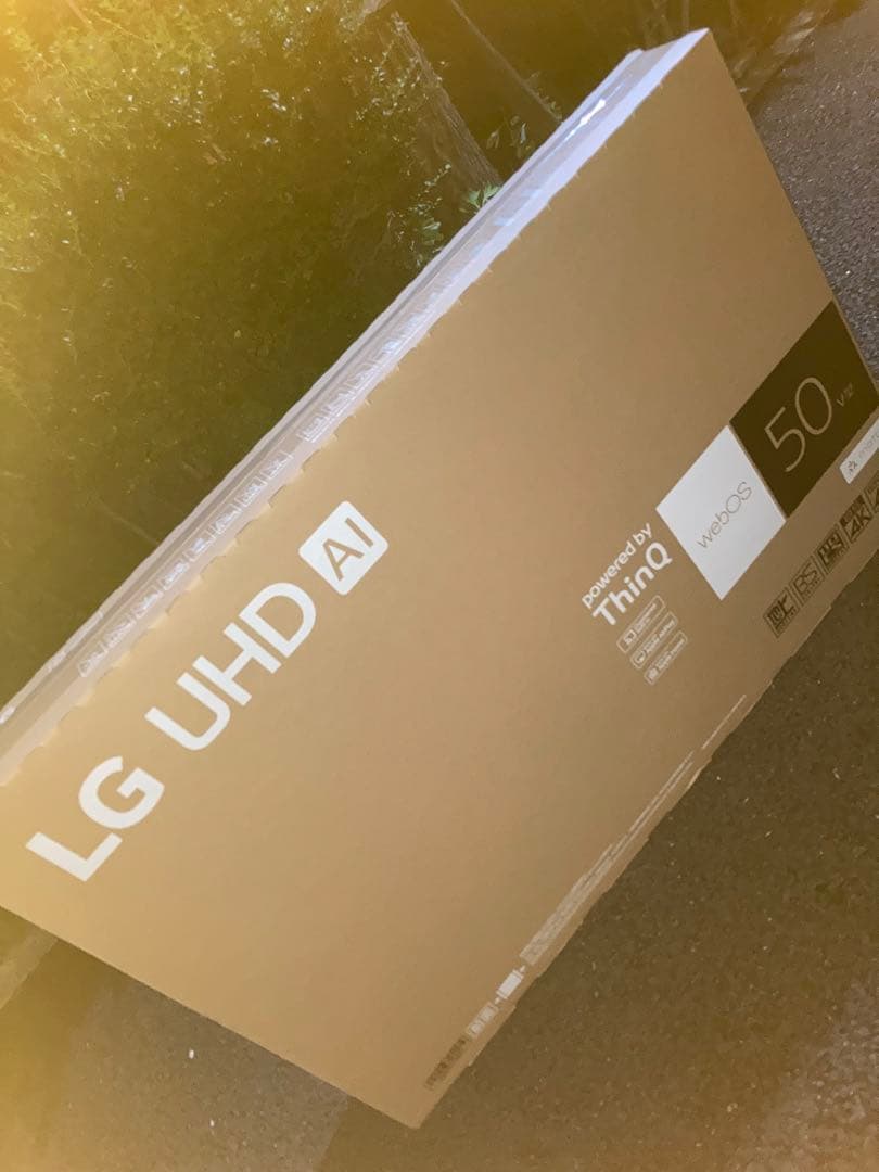 完全未開封品　LG　50V型スマートテレビ　50UT801C0JB　4K　UHD