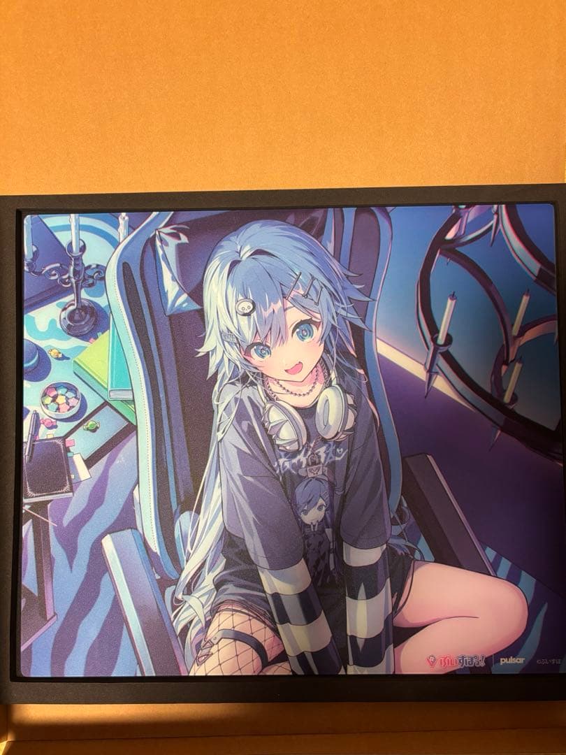 ガラスマウスパッド 夜乃くろむ ぶいすぽ